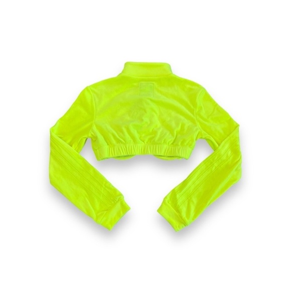 Jeremy Scott X Adidas Originals ‘DIP’ Collection Yellow Velour Track Suit Top - Picture 14 of 15